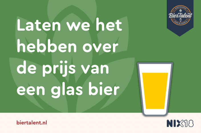 Laten we het hebben over de prijs van een glas bier