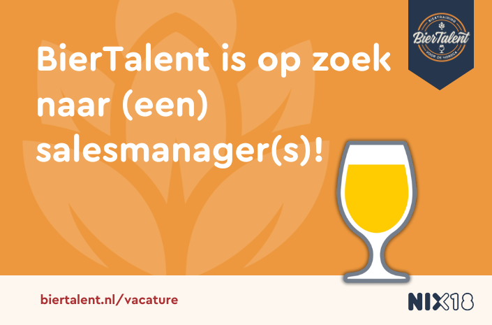 BierTalent is op zoek naar (een) salesmanager(s)!